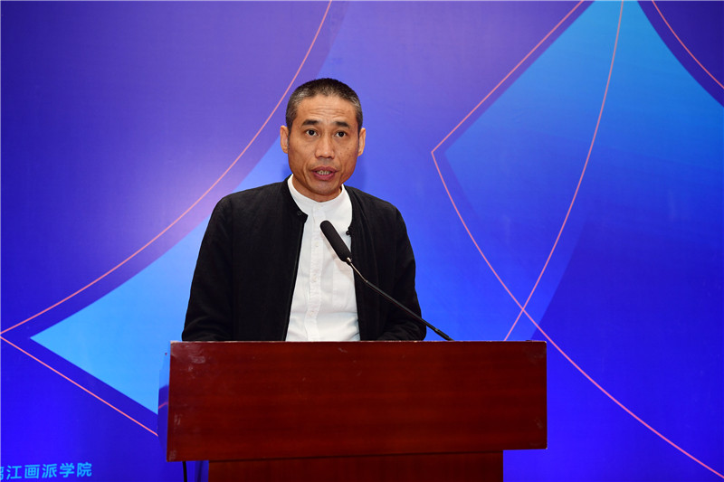 6廣西美術(shù)家協(xié)會(huì )常務(wù)副主席陳毅剛致辭（李顯楊 攝）.JPG